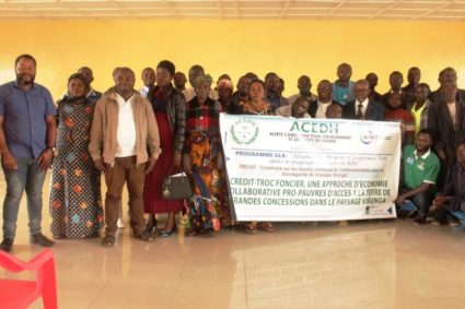 MASISI: ACEDH accompagnatrice des anciens ouvriers, pour la mise en ouvre des résolutions pro-troc et crédit foncier en faveur des déplacés fonciers à Kitshanga.