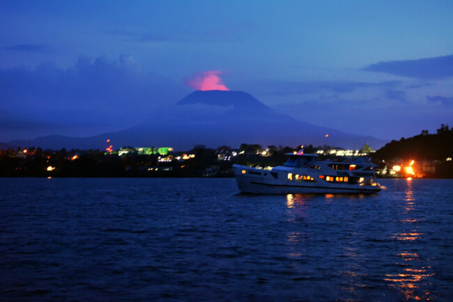 Vue panoramique Mont Nyiragongo