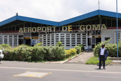GOMA : Retour du ciel un hélicoptère de l’ONU ravive l’espoir à Aéroport international de Goma