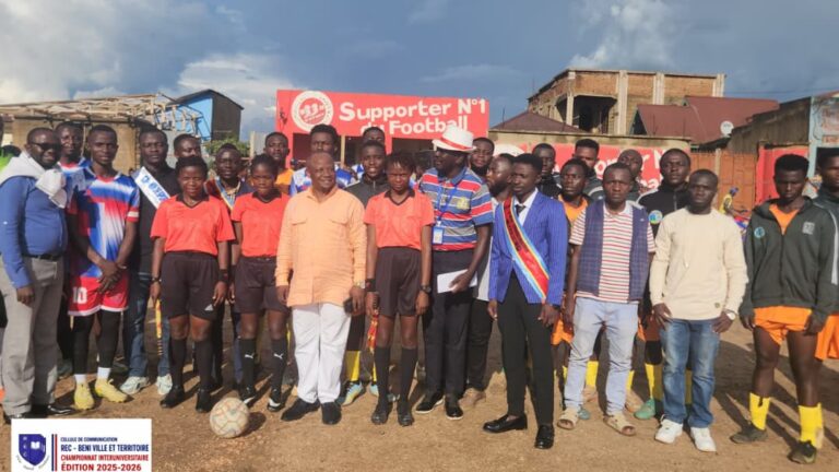 Beni : Le football universitaire, nouveau terrain de la paix et de la cohésion sociale